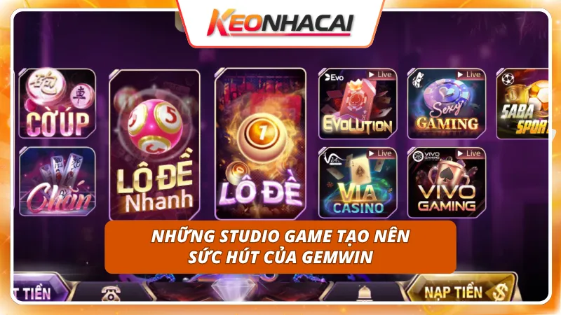 Bắt tay cùng studio game hàng đầu để cho ra toàn siêu phẩm đổi thưởng