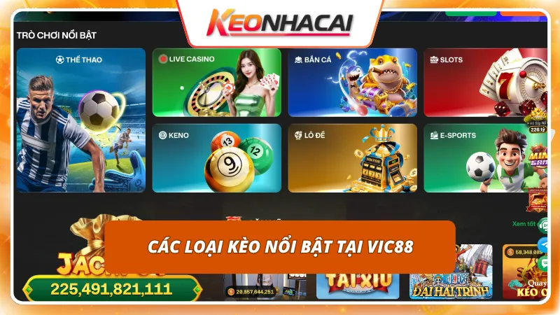 Đủ các loại kèo chấp châu Á, kèo châu Âu và kèo tài xỉu thịnh hành